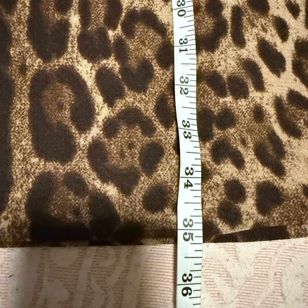 Dolce & Gabbana Brown Leopard Print Blouse - Picture 4 of 4